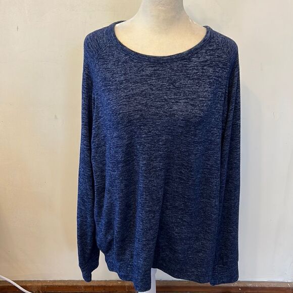 Buffalo David Bitton blue long sleeve lightweight sweater Size L EUC - Picture 1 of 9